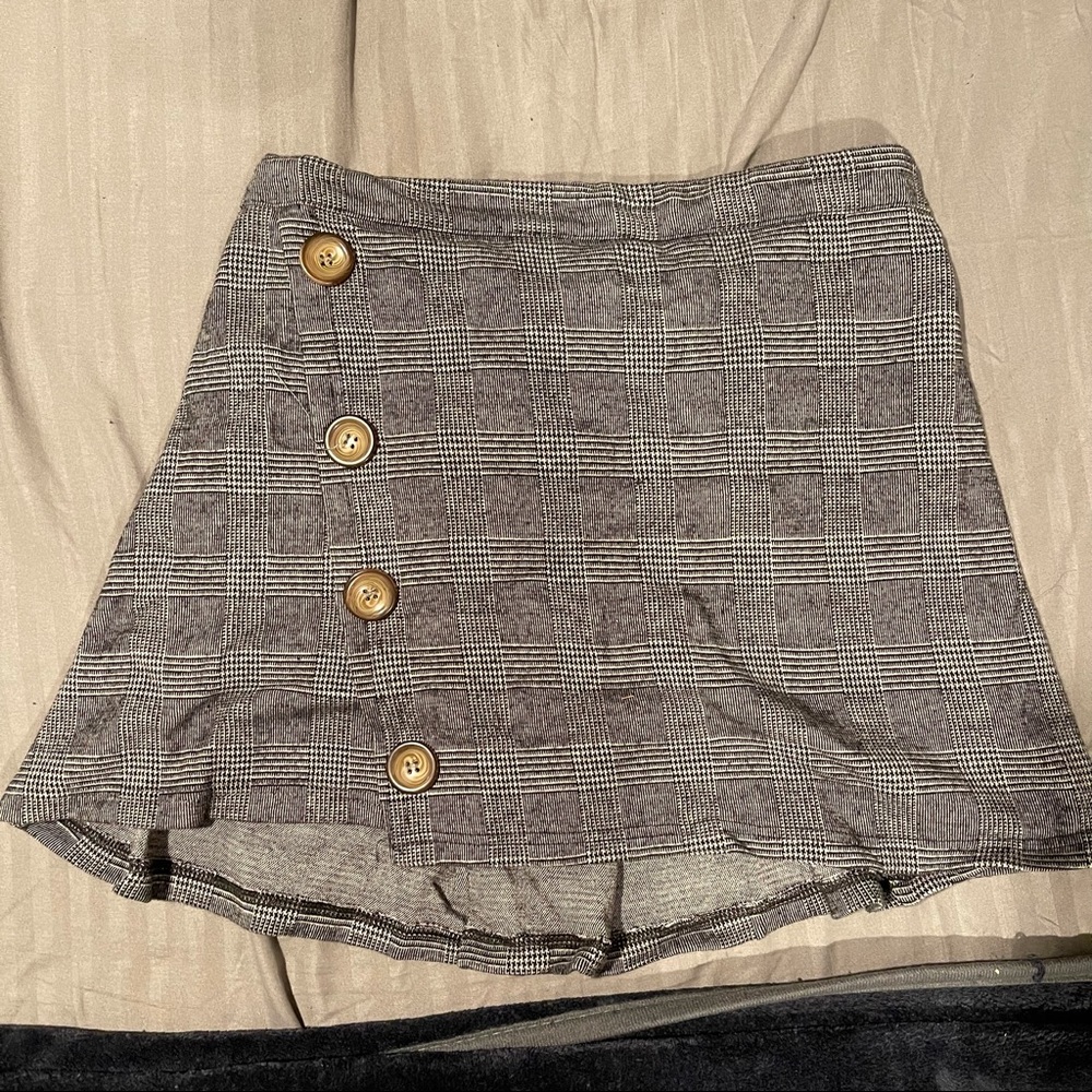 Mini plaid skirt (XL-2XL)